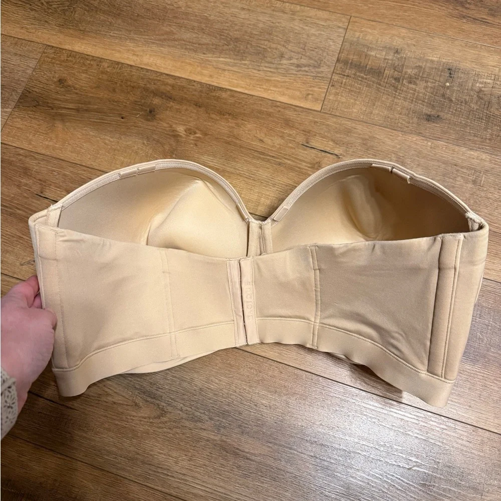 Cacique Strapless Nude Seamless Bra comfort bliss 46H - Picture 5 of 7